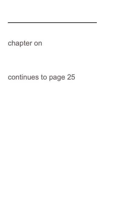 

￼


chapter on



continues to page 25  











